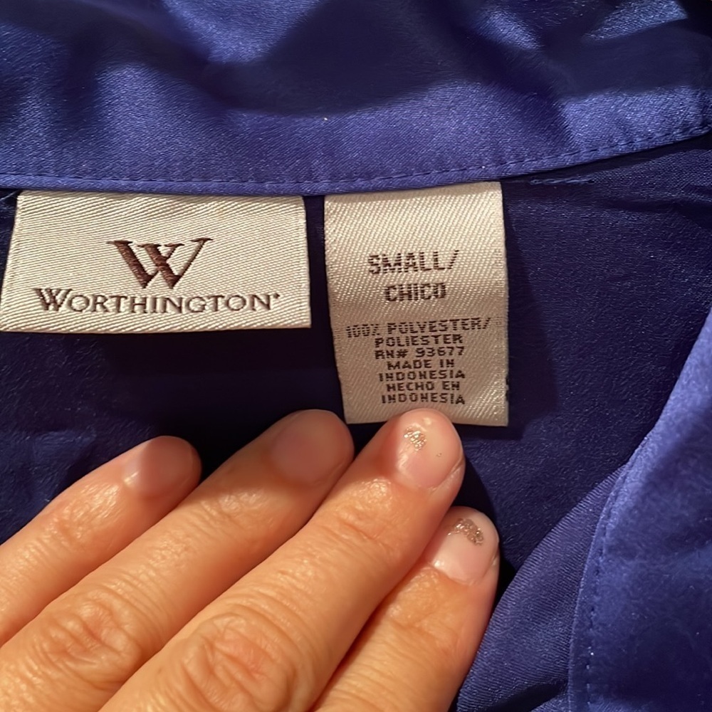 Worthington Womens Top  DRESS TOP SIZE SMALL BUSINESS WOMEN​ - Picture 7 of 8